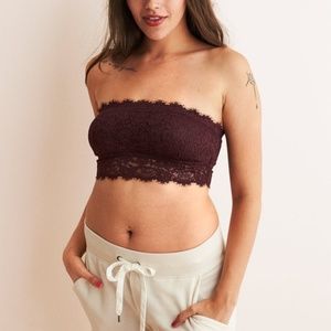 Aerie NWOT Romantic Lace Bandeau – S